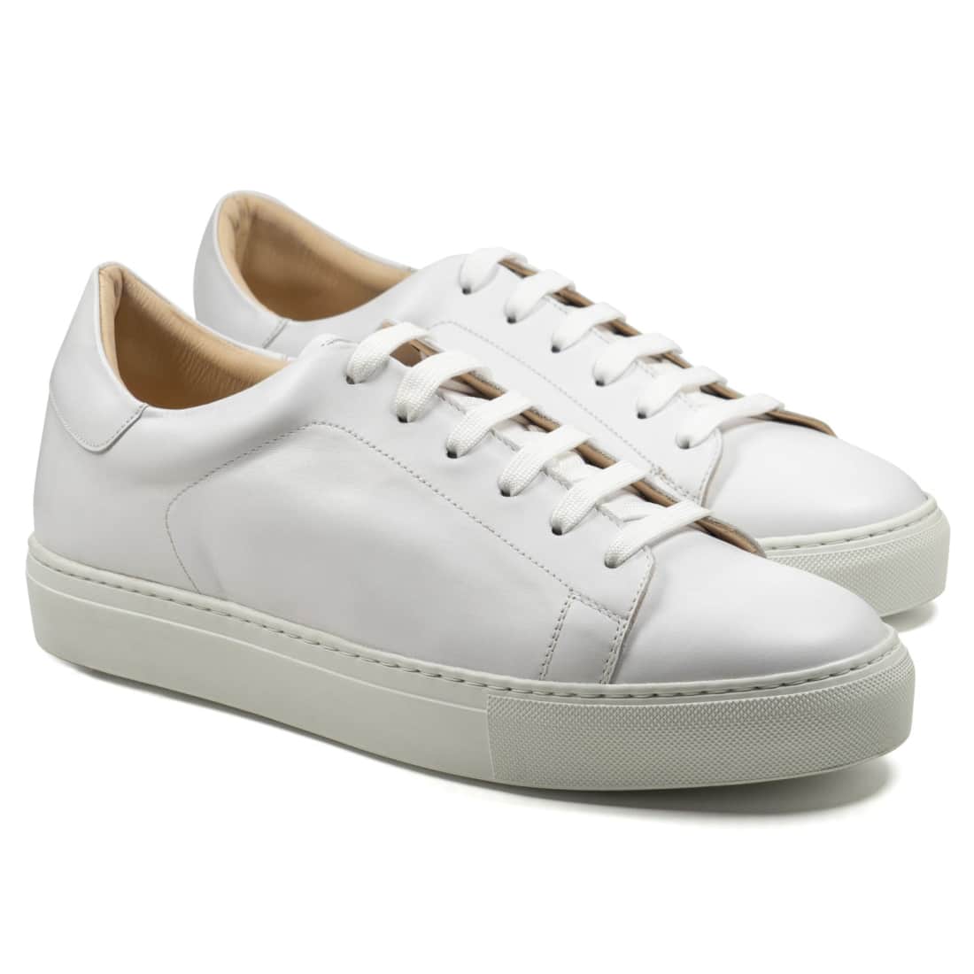 Jersey Cuir Blanc - Chaussures