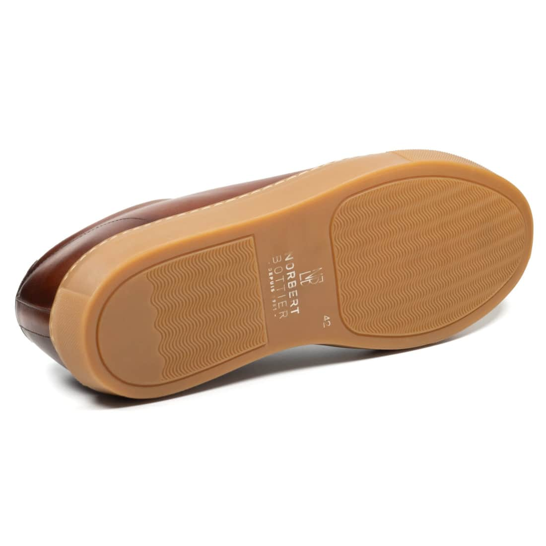 Lane Cuir patiné Cognac - Chaussures