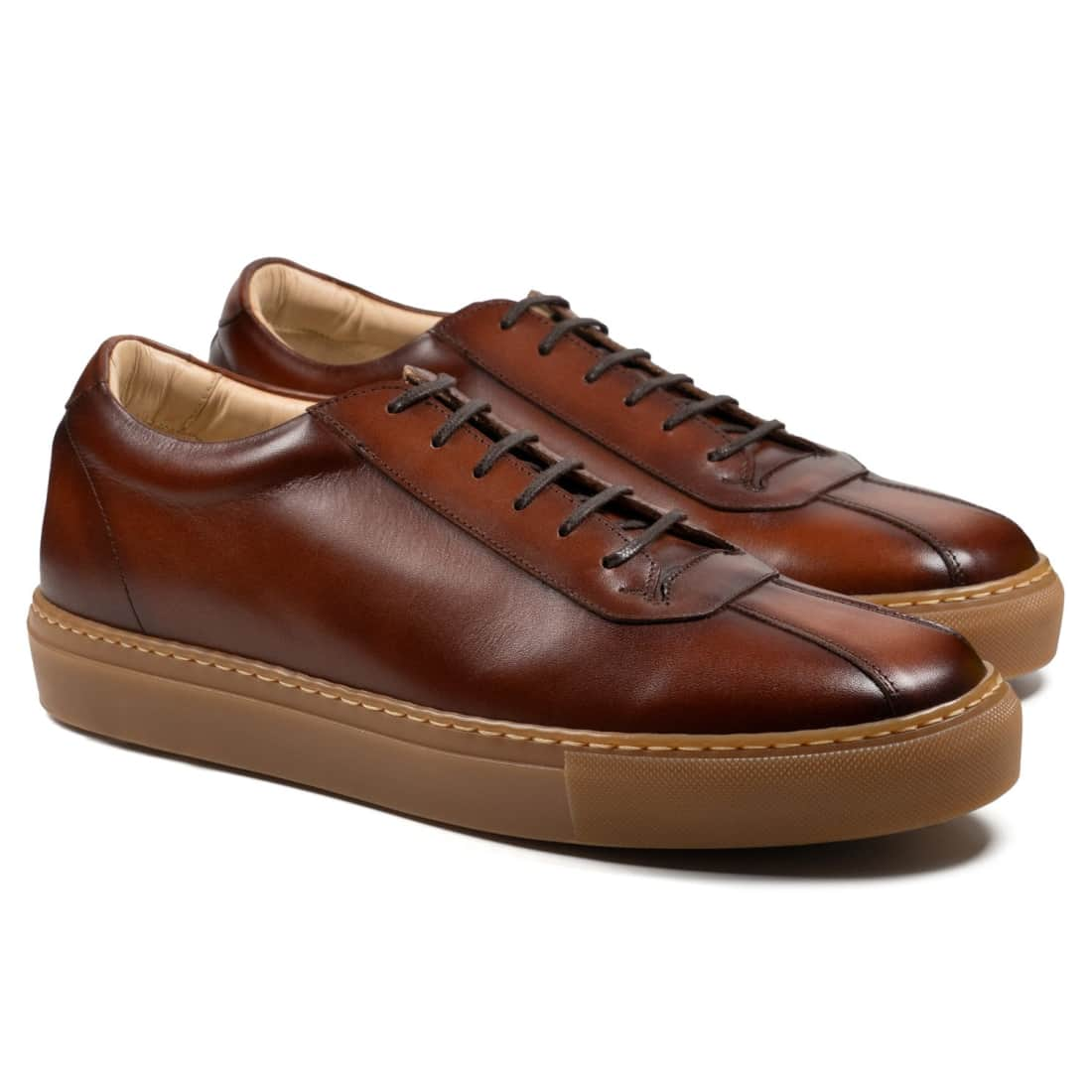 Lane Cuir patiné Cognac - Chaussures