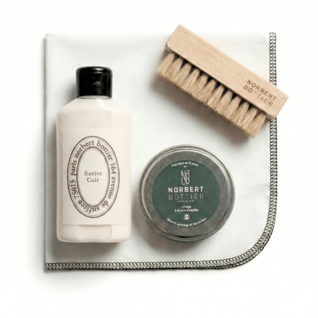 Le Kit de Cirage Express cuir
