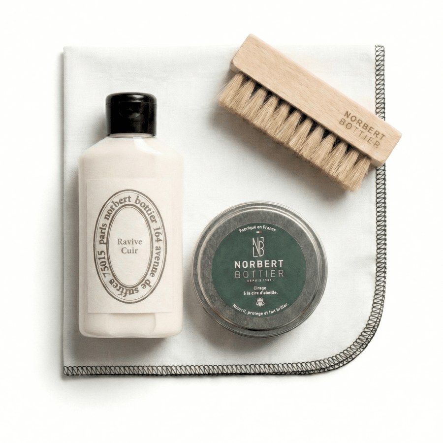 Le Kit de Cirage Express cuir