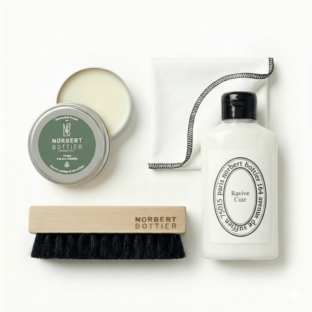 Le Kit de Cirage Express cuir