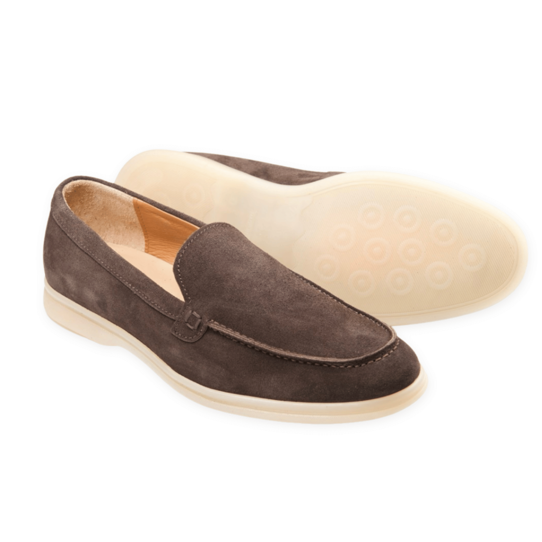 Milan - Mocassins Soft Daim Marron
