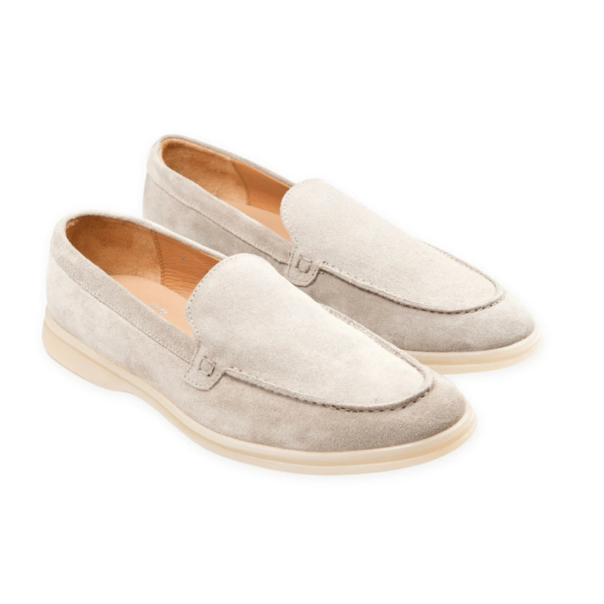 Milan - Mocassins Soft Daim Taupe