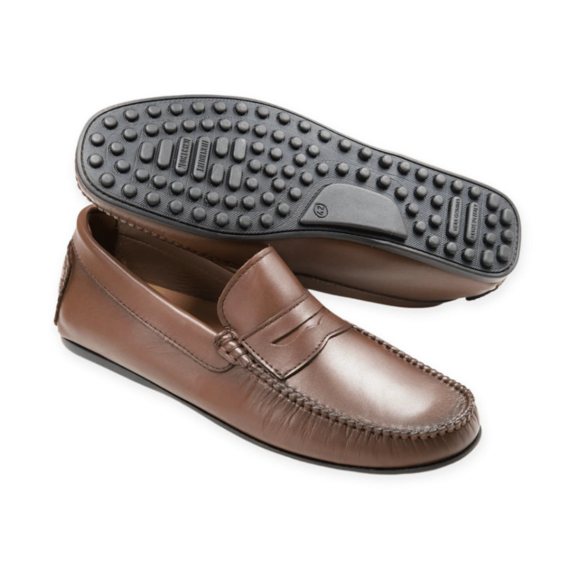 Roma - Mocassins Driver Cuir Marron – vue 2