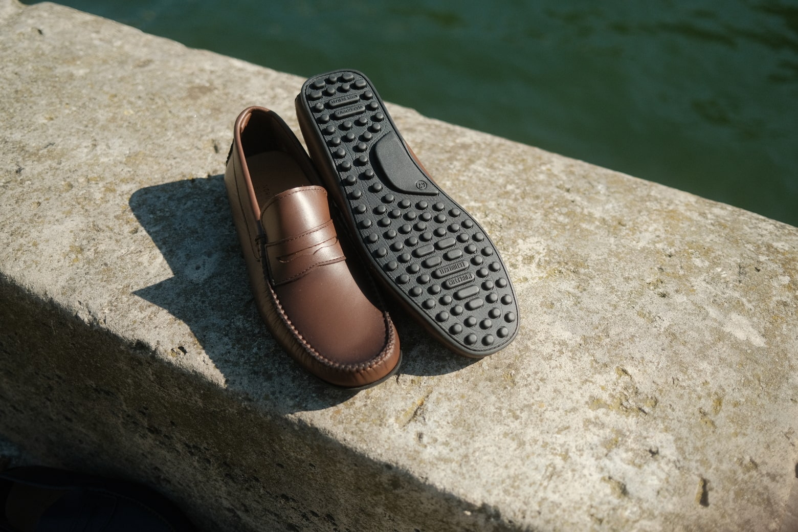 Roma - Mocassins Driver Cuir Marron Norbert Bottier Chaussures Norbert Bottier