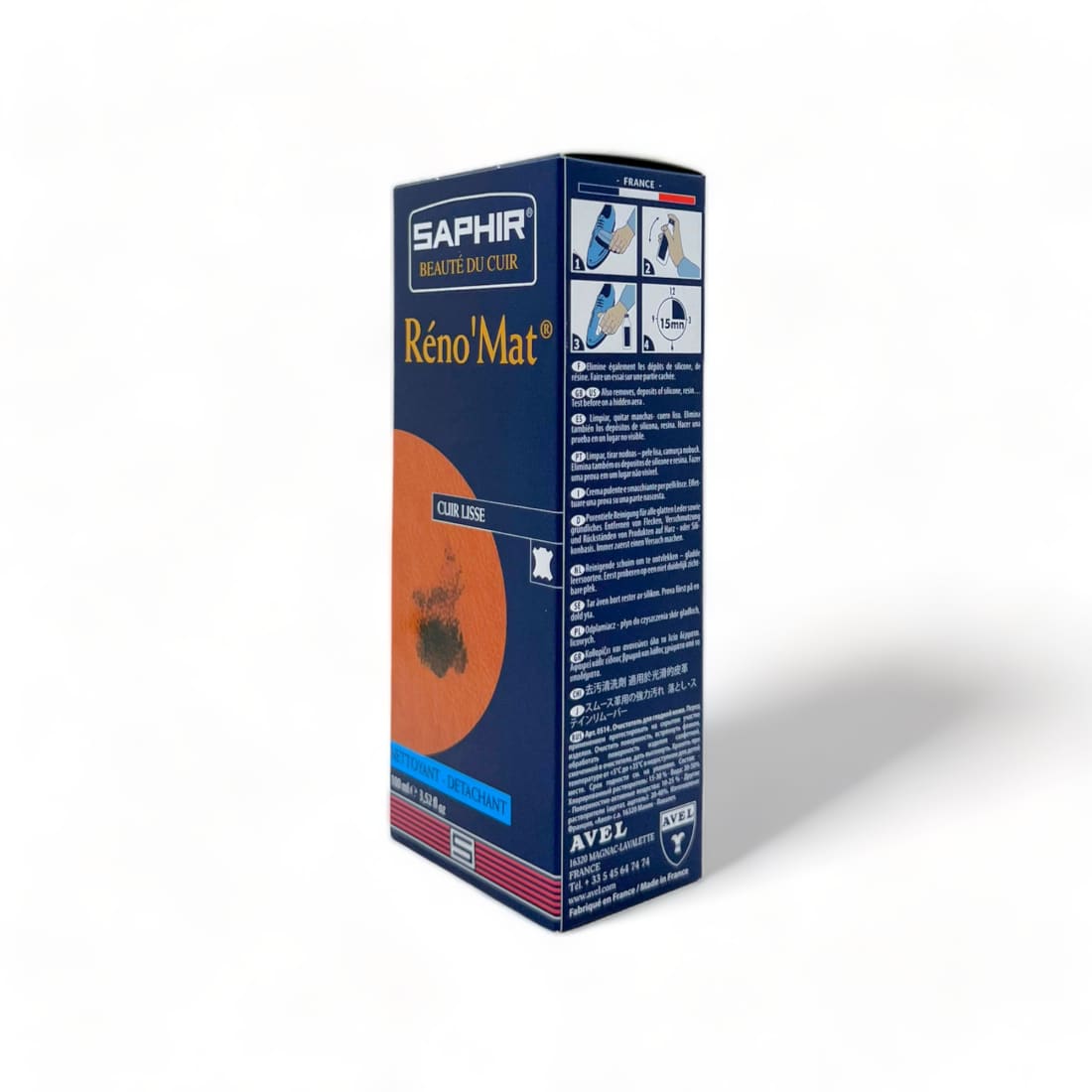 Rénomat nettoyant cuir - Saphir – vue 3