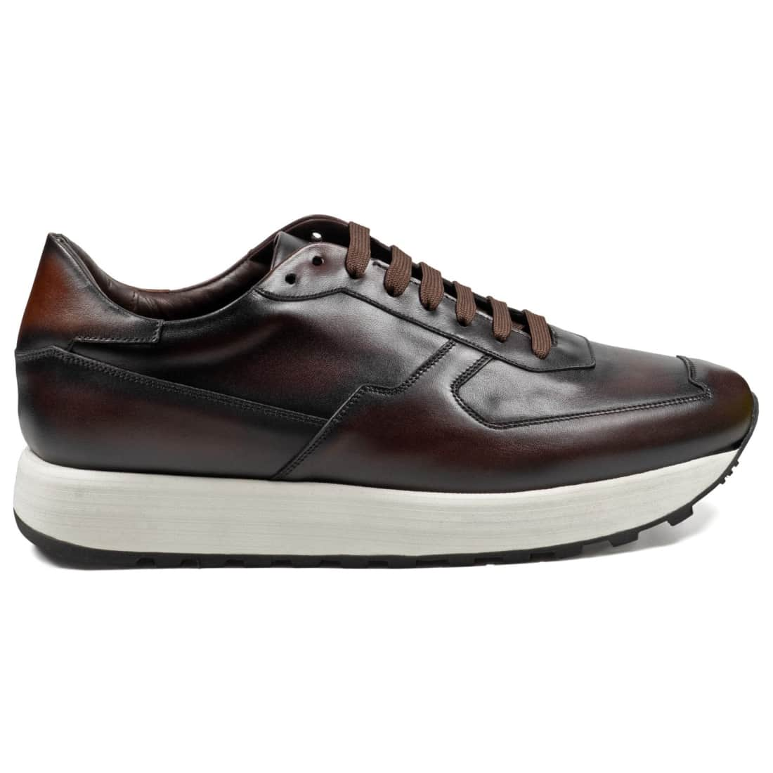 Strike Cuir patiné Marron Foncé - Chaussures