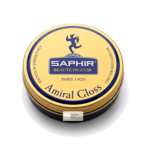 Amiral Gloss Saphir Incolore, boîte métal de 50 ml