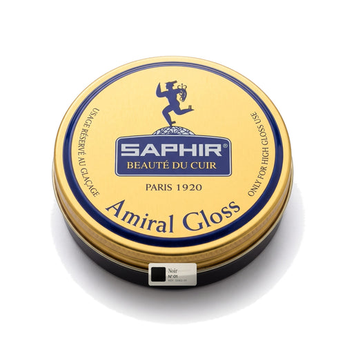 Amiral Gloss Saphir Noir, boîte métal de 50 ml