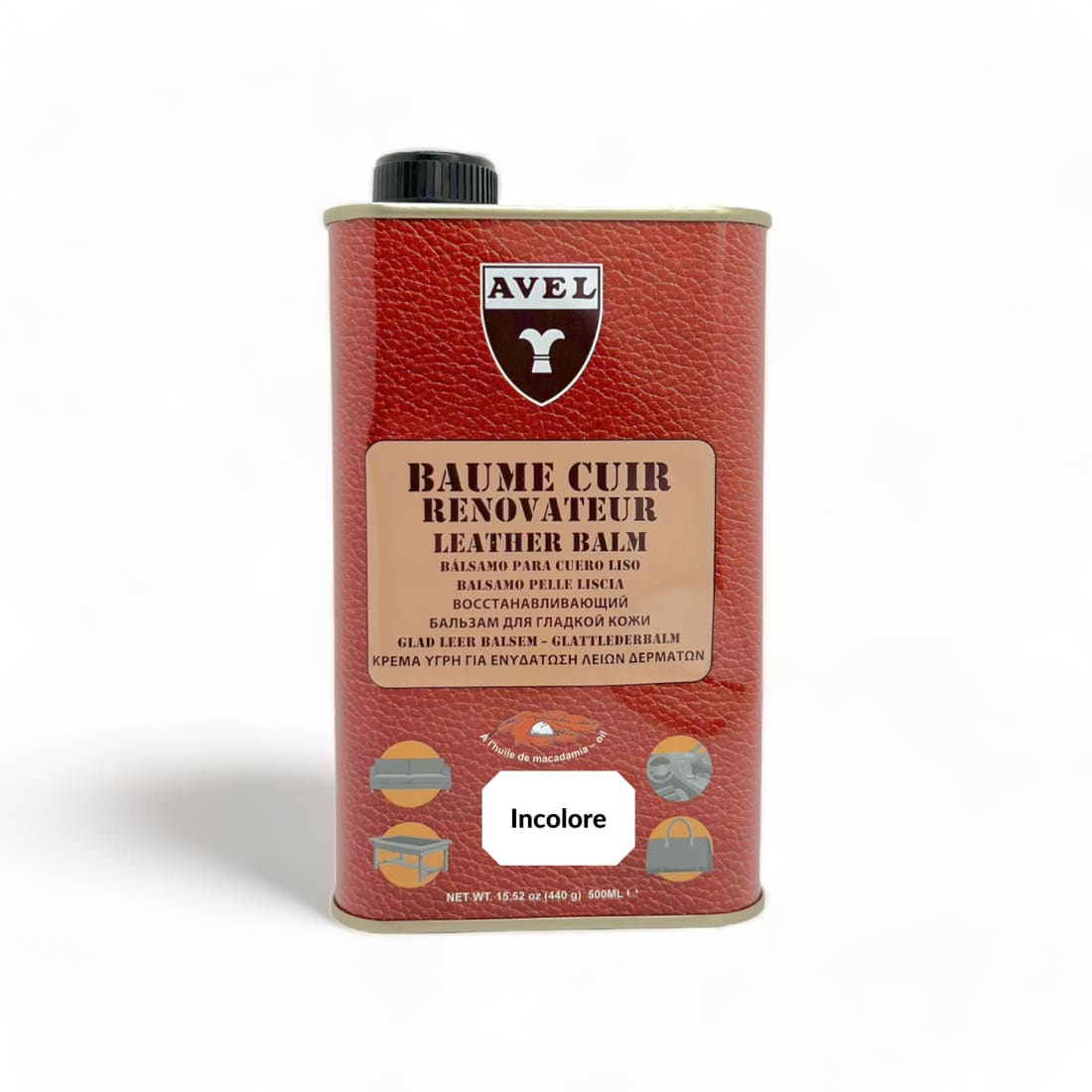 Baume Liquide Rénovateur cuirs d’ameublements Incolore -