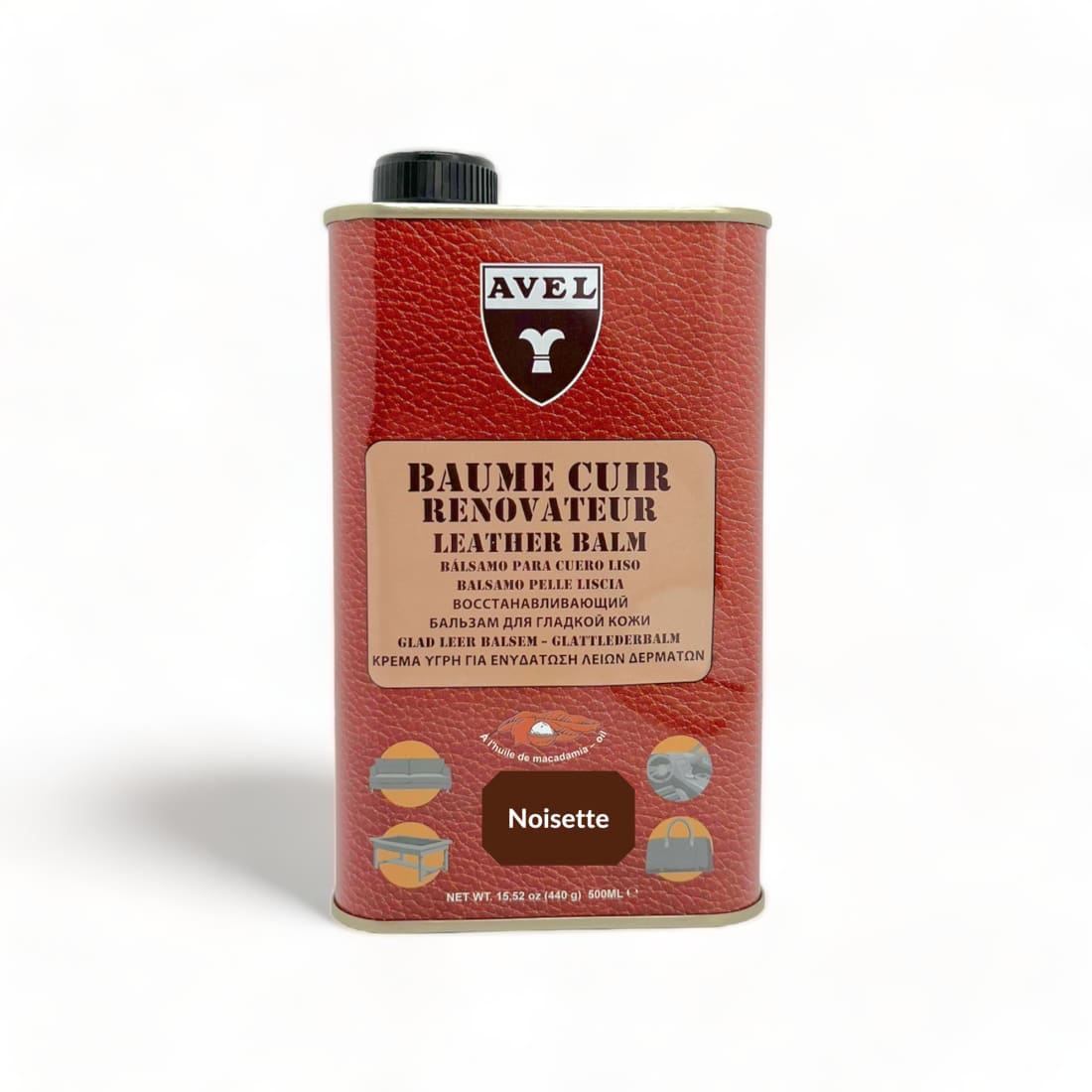 Baume Liquide Rénovateur cuirs d'ameublements Noisette - Avel