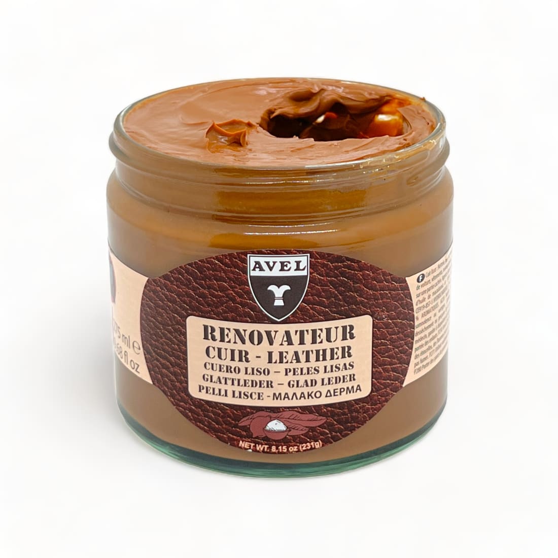 Baume Rénovateur cuirs d’ameublements Marron Clair - Avel -