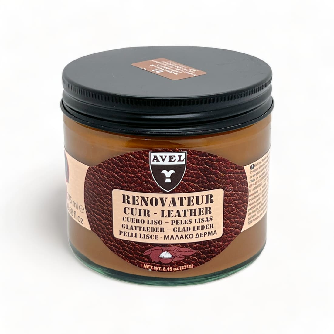 Baume Rénovateur cuirs d'ameublements Marron Clair - Avel