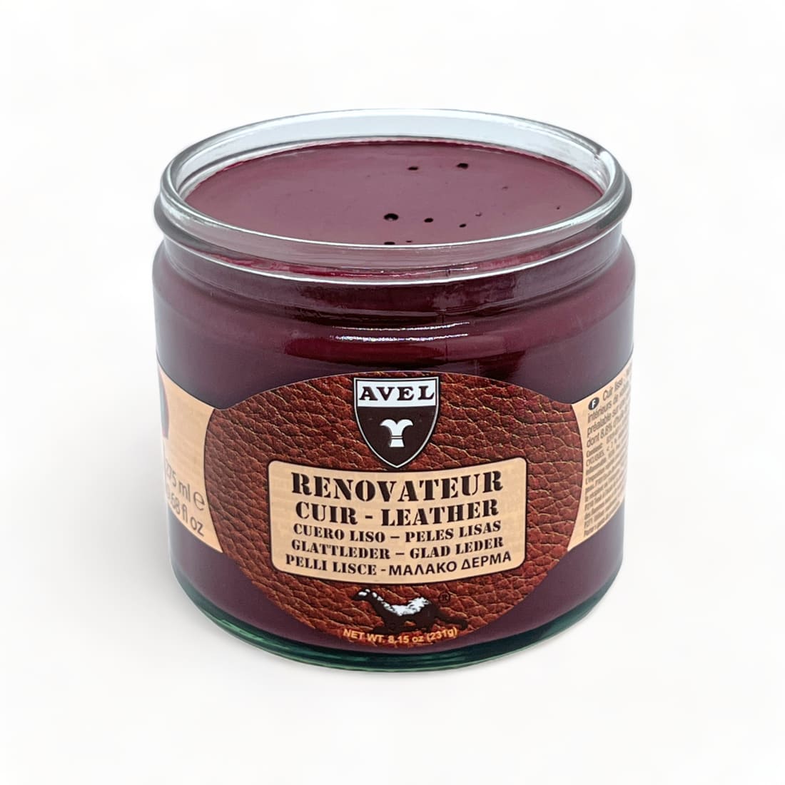 Baume Rénovateur cuirs d’ameublements Rouge Hermès - Avel -