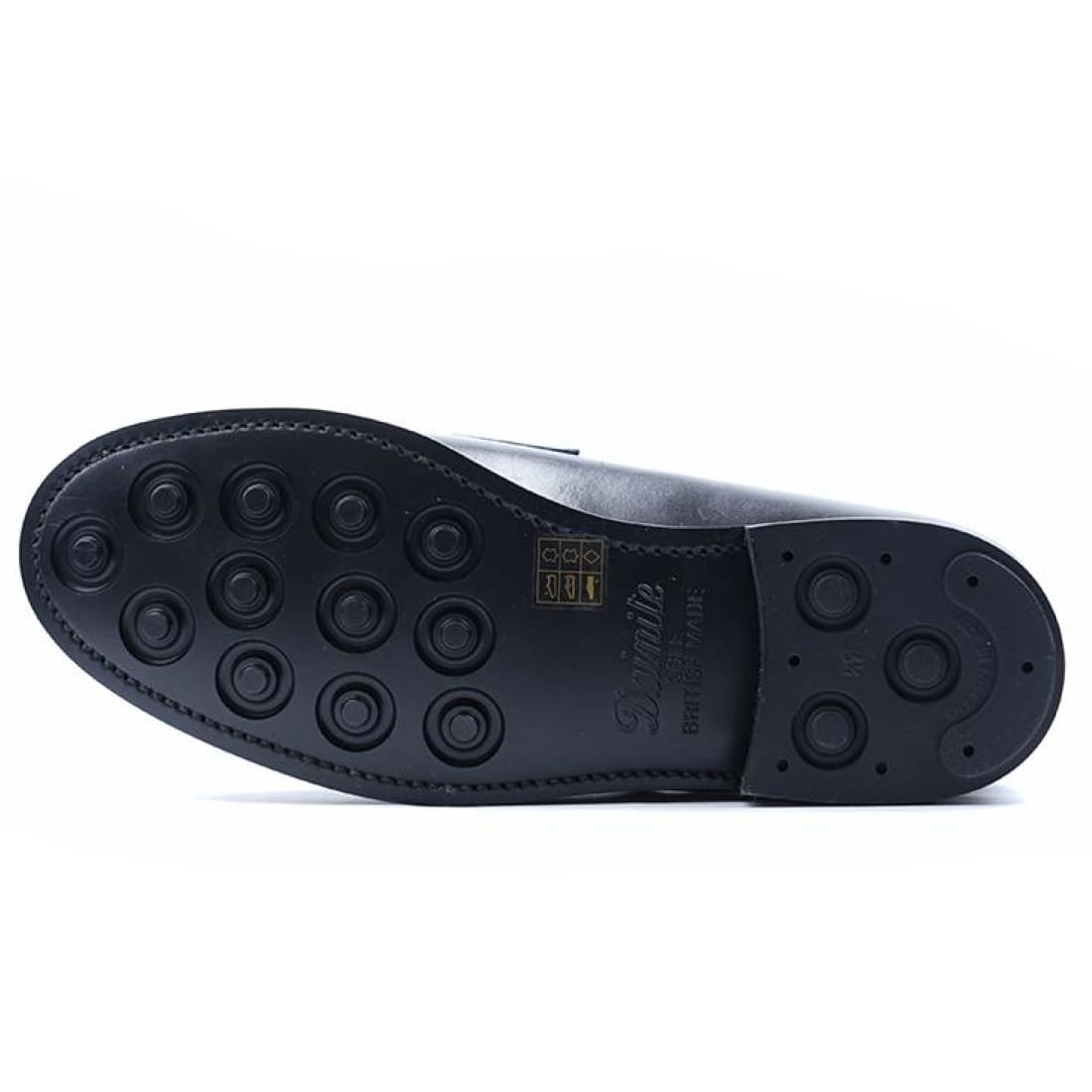 Mocassin Boston Cuir Noir Semelle Dainite-Chaussures-Norbert Bottier