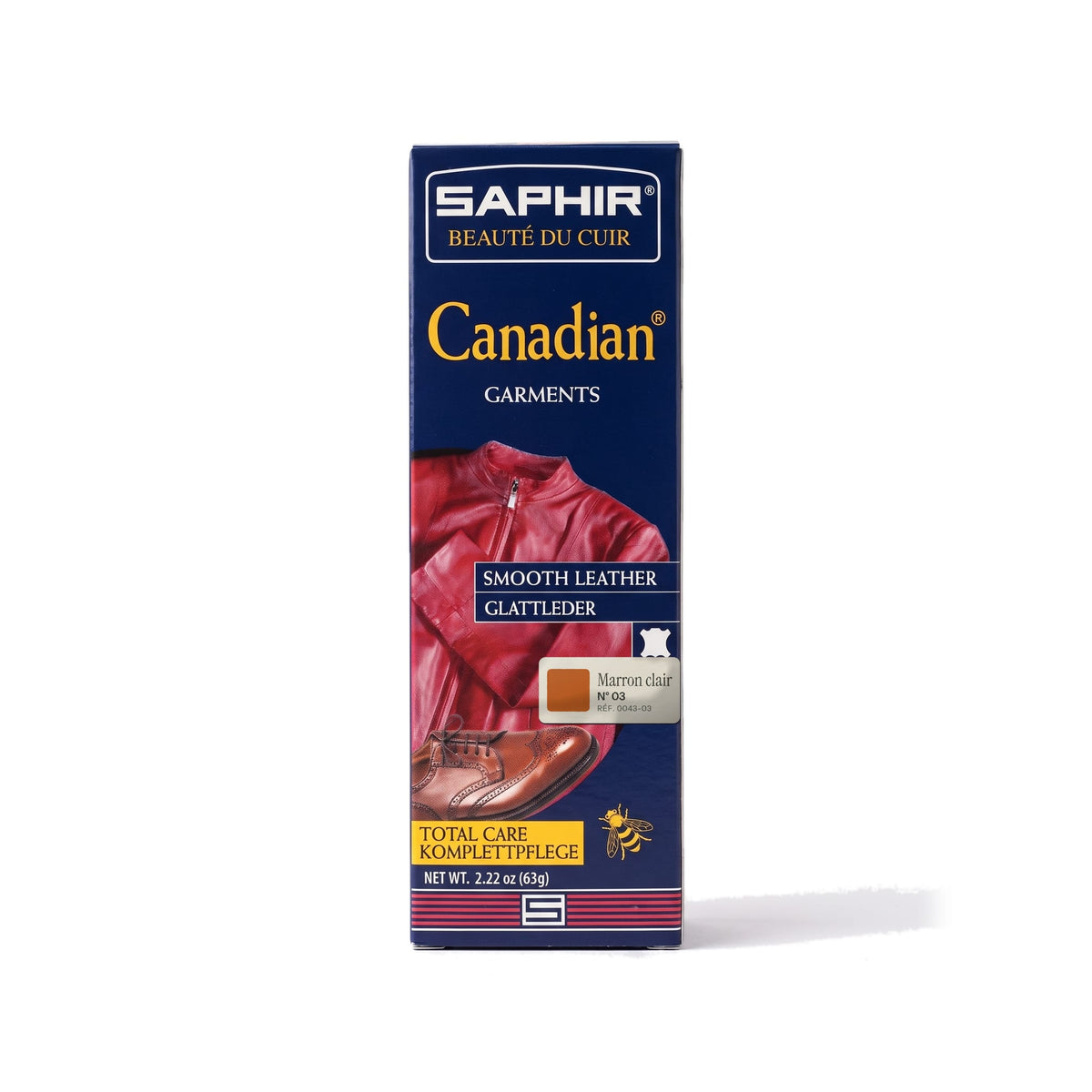 Canadian Saphir Marron clair, tube avec applicateur de 75 ml