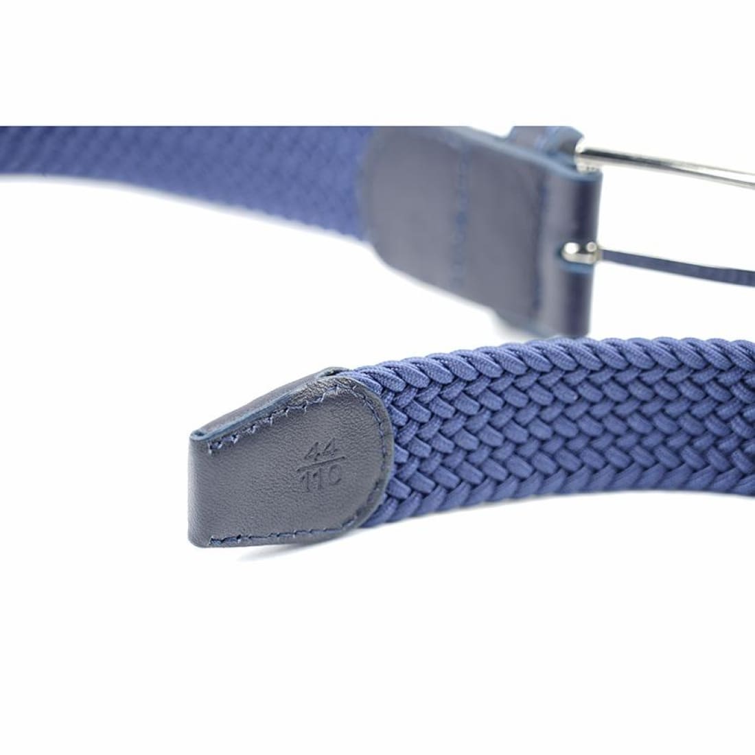 Ceinture Bleu Tressée 35 mm-Ceintures-Norbert Bottier