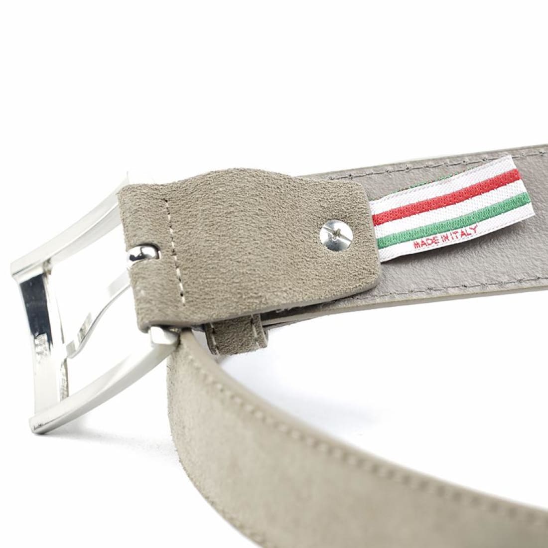 Ceinture Daim Gris 35 mm-Ceintures-Norbert Bottier