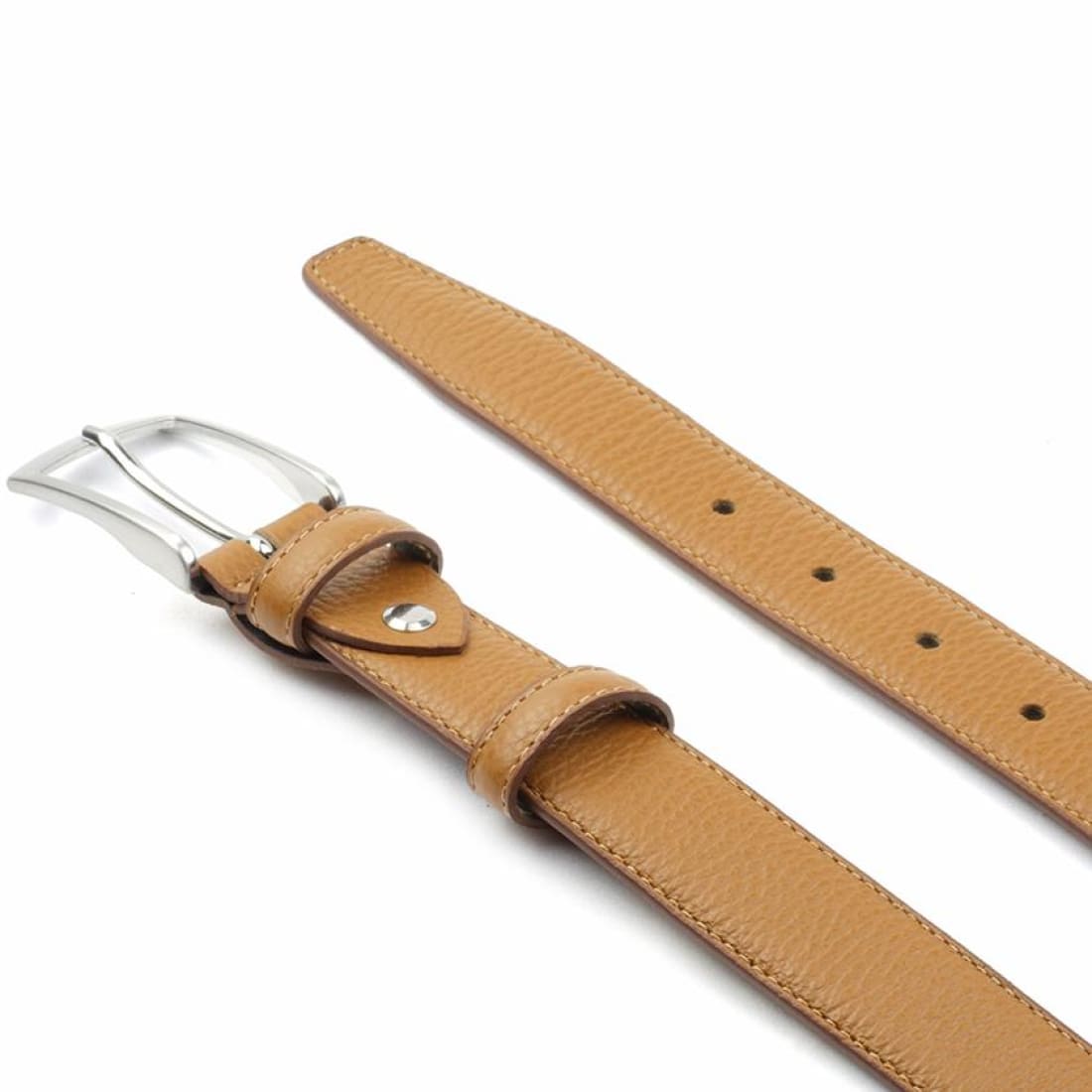 Ceinture Gold Cuir Grainé 30 mm-Ceintures-Norbert Bottier