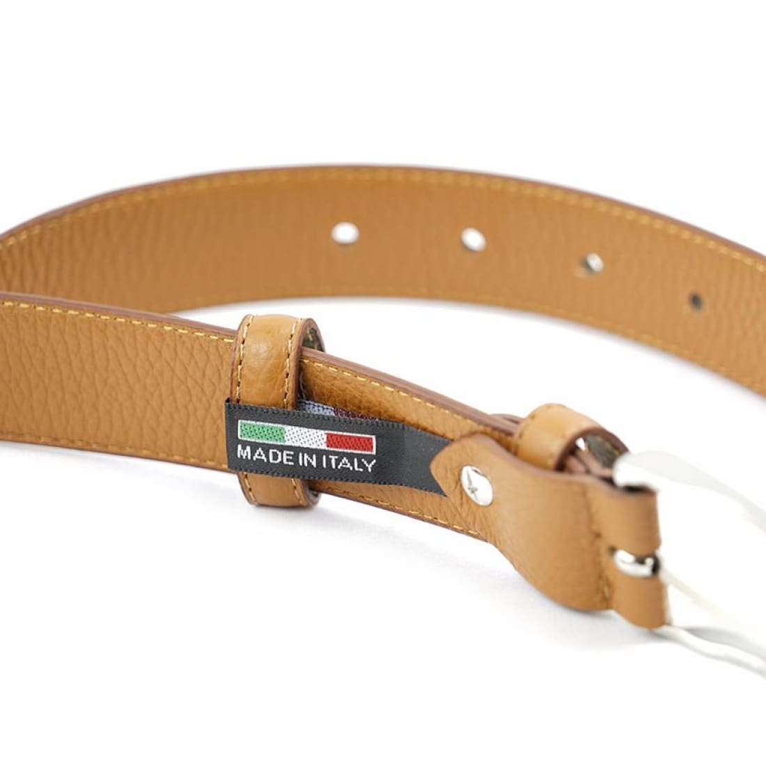 Ceinture Gold Cuir Grainé 30 mm-Ceintures-Norbert Bottier