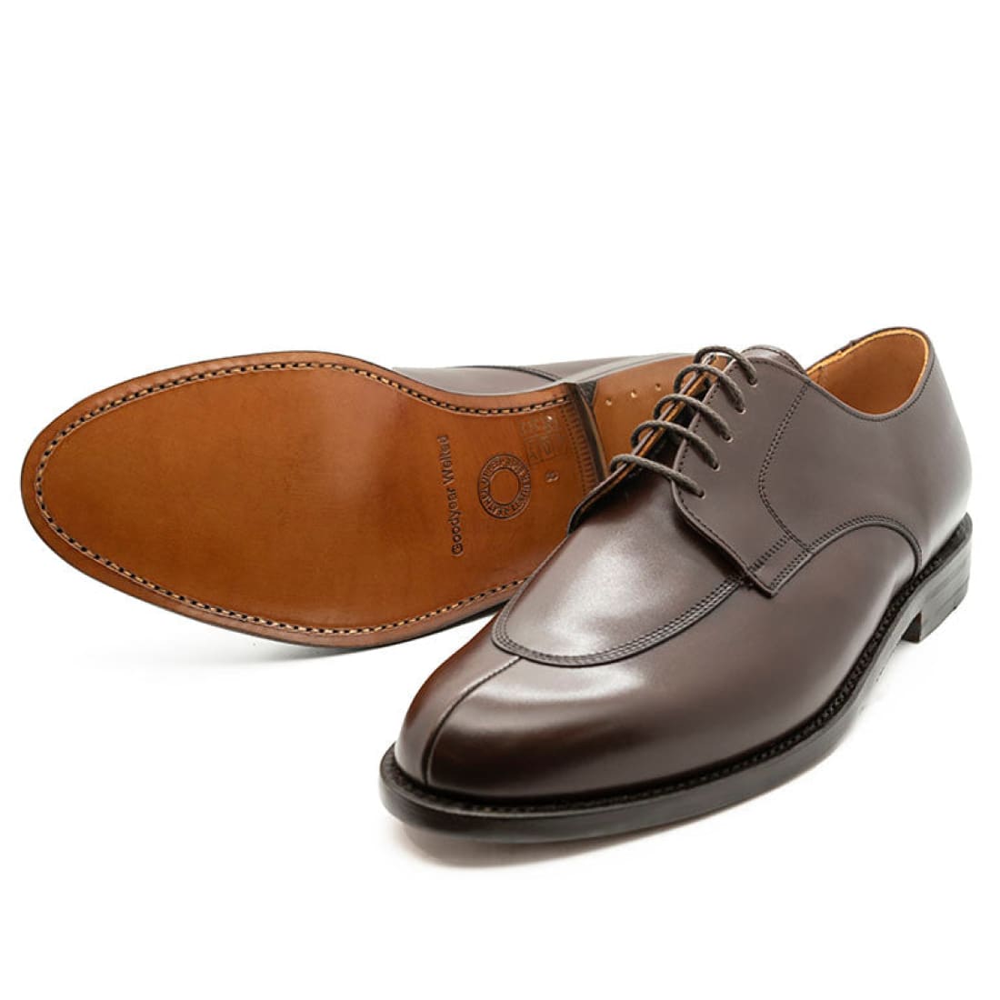 Chaussure Hunt Chasse en cuir marron Goodyear - Norbert Bottier