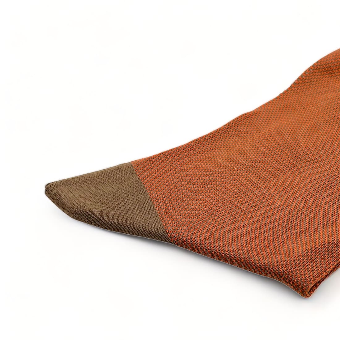 Chaussettes Caviar fil d’Écosse Orange/Tabac - Accessoires
