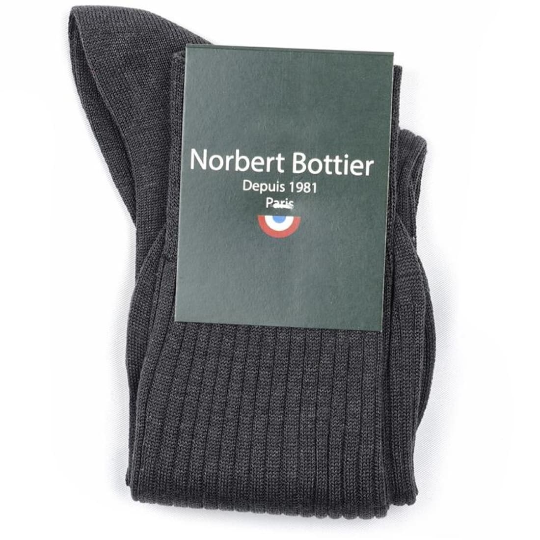 Chaussettes fil d'Écosse Anthracite Chiné