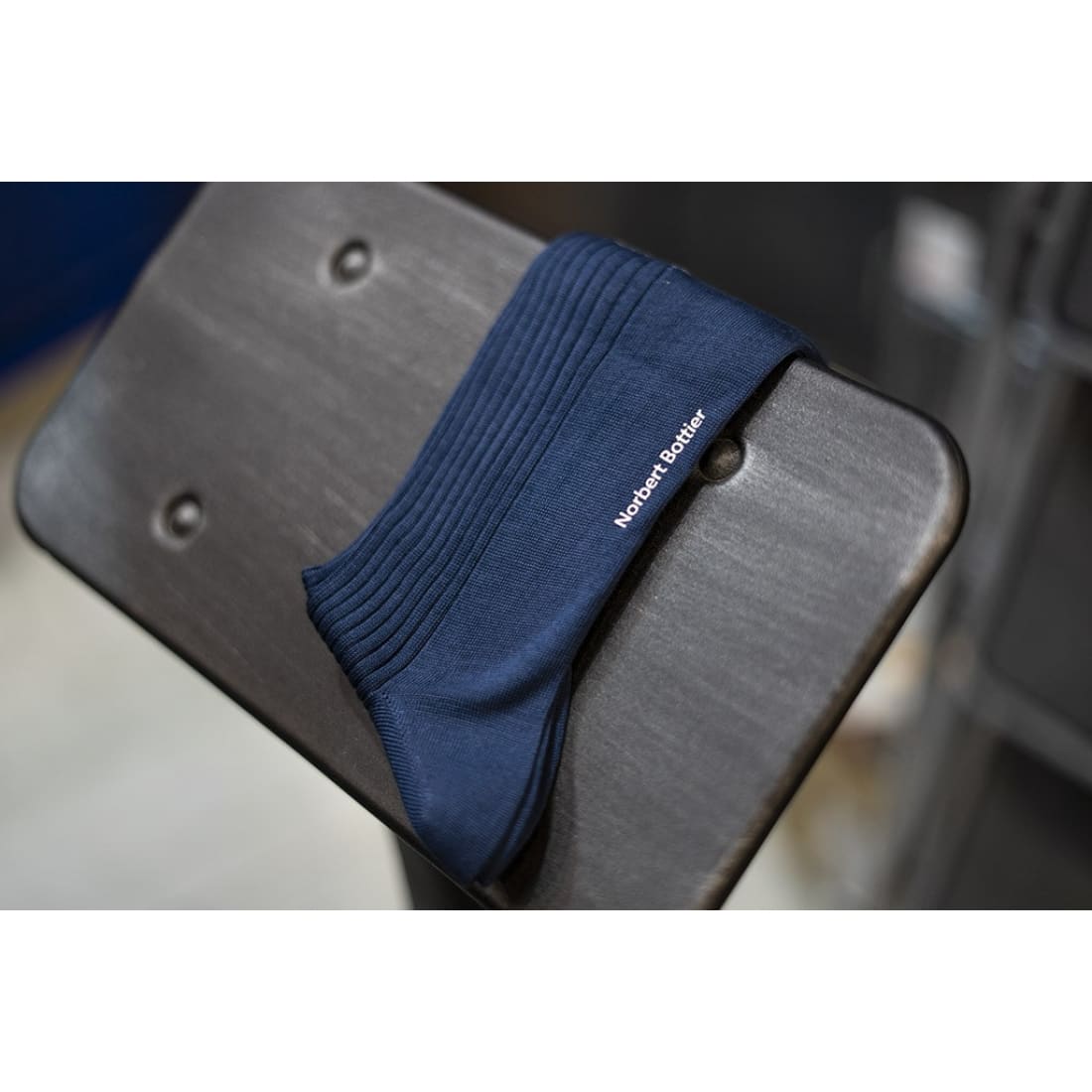 Chaussettes fil d’Écosse Bleu Jean - Accessoires