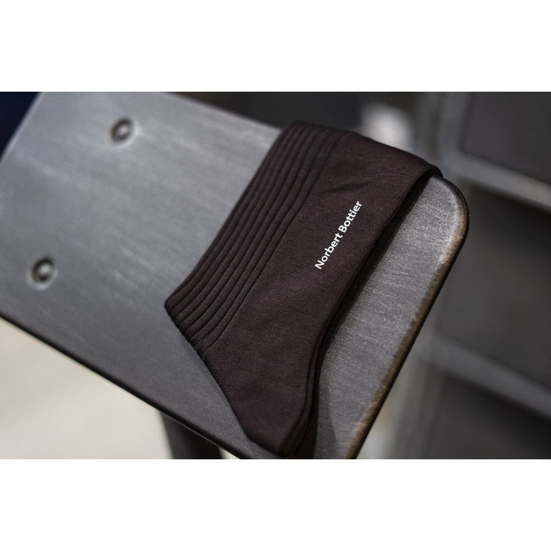 Chaussettes en fil d'Écosse Gris Marron - Norbert Bottier