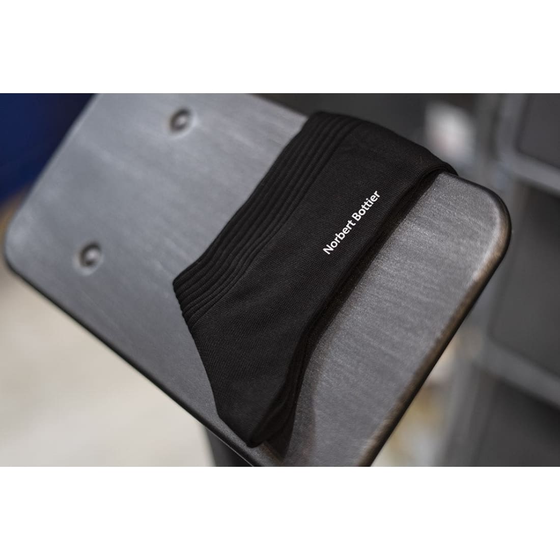 Chaussettes en fil d'Écosse Noir - Norbert Bottier