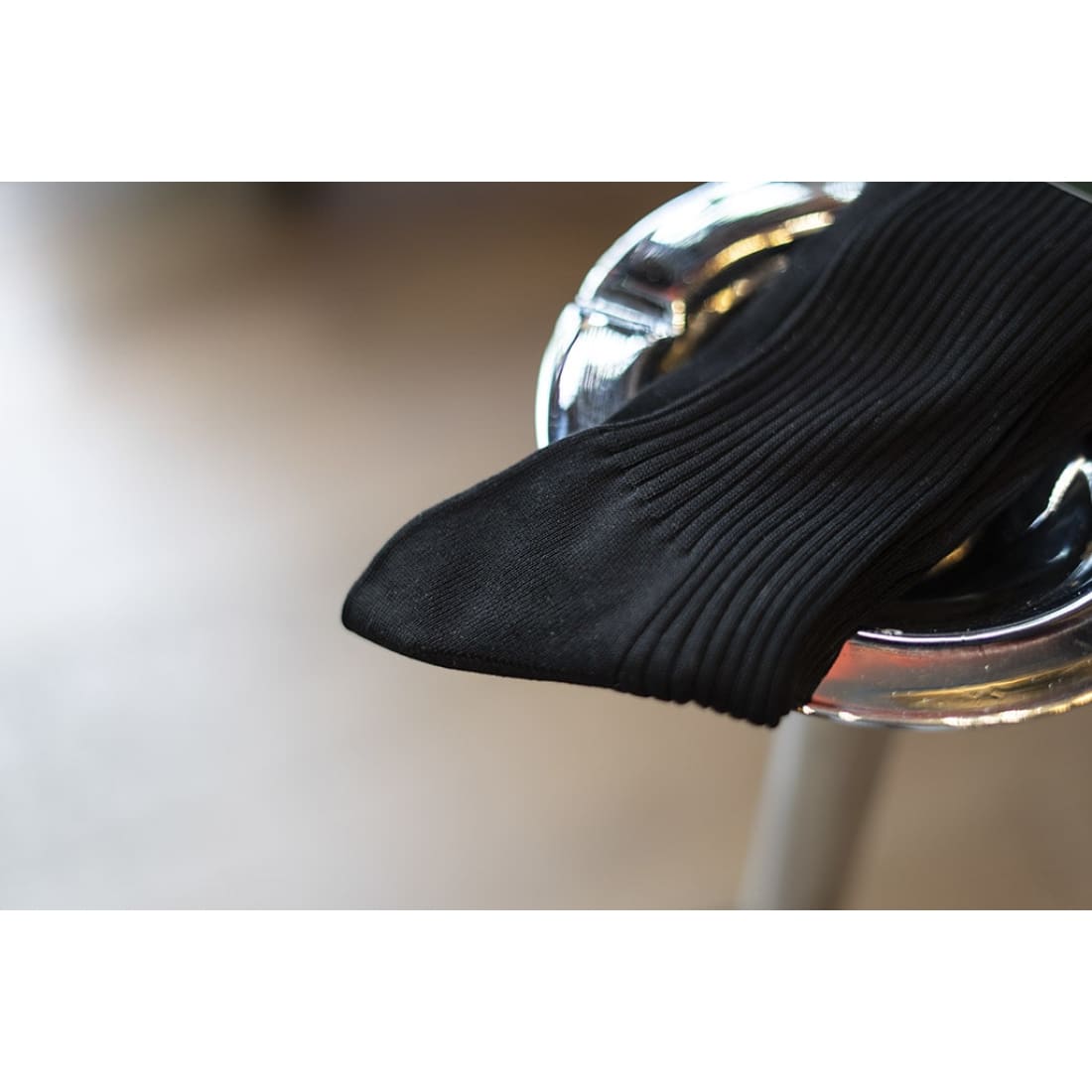 Chaussettes en fil d'Écosse Noir - Norbert Bottier