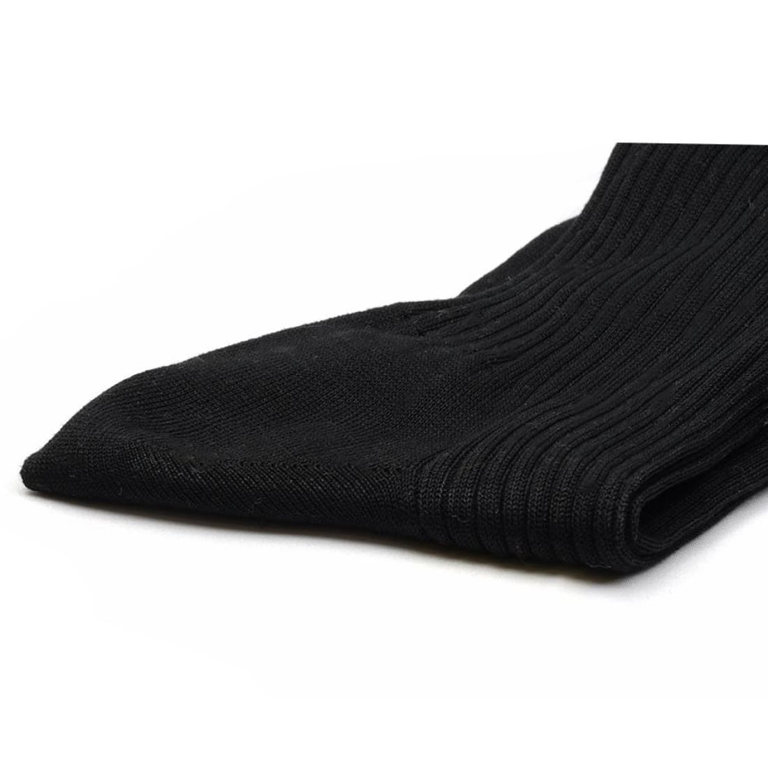 Chaussettes en fil d'Écosse Noir - Norbert Bottier