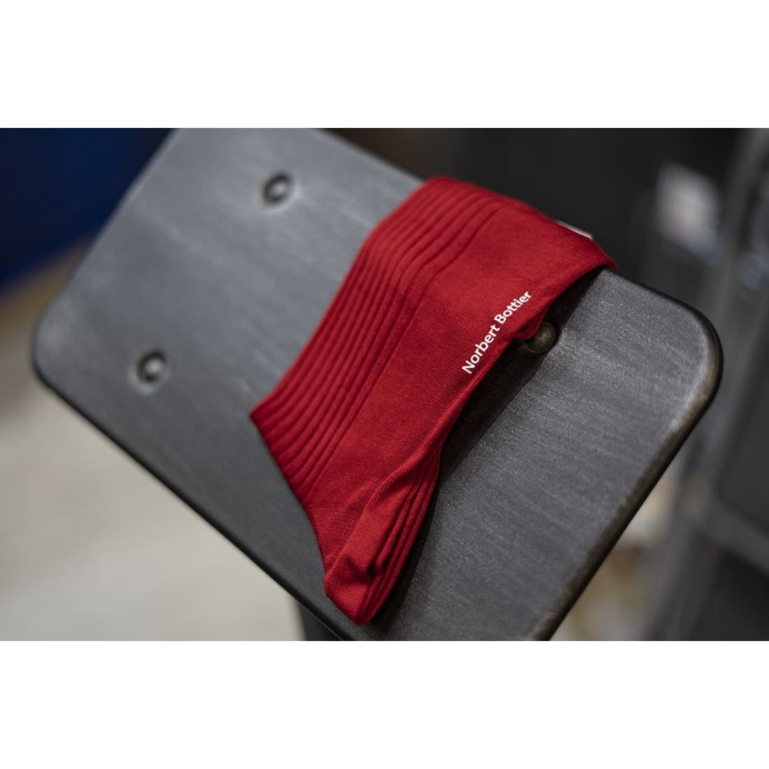 Chaussettes en fil d'Écosse Rouge - Norbert Bottier