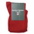 Chaussettes en fil d'Écosse Rouge - Norbert Bottier
