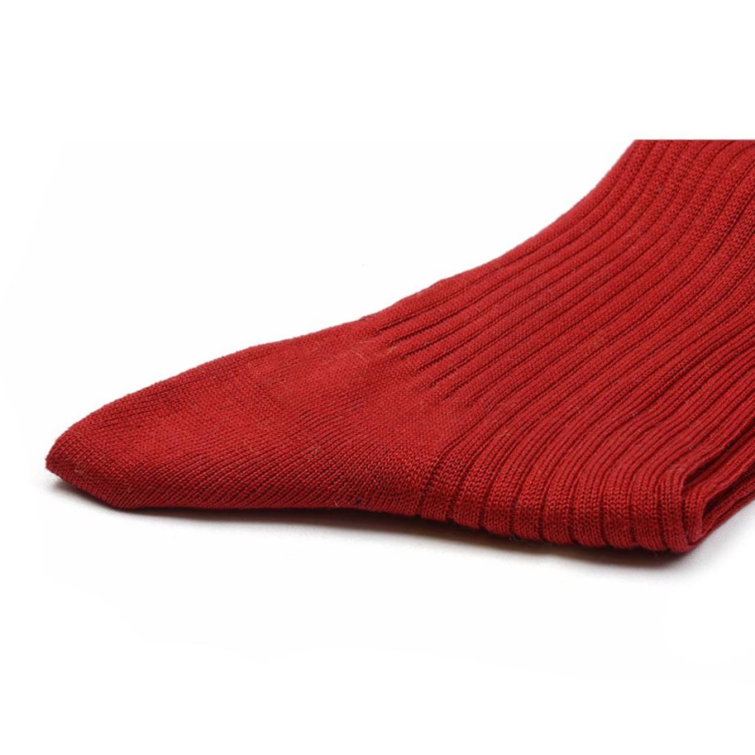 Chaussettes en fil d'Écosse Rouge - Norbert Bottier