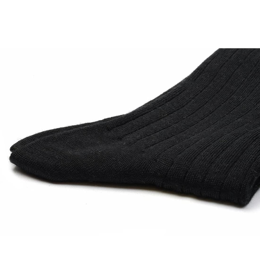 Chaussettes en laine noir - Norbert Bottier