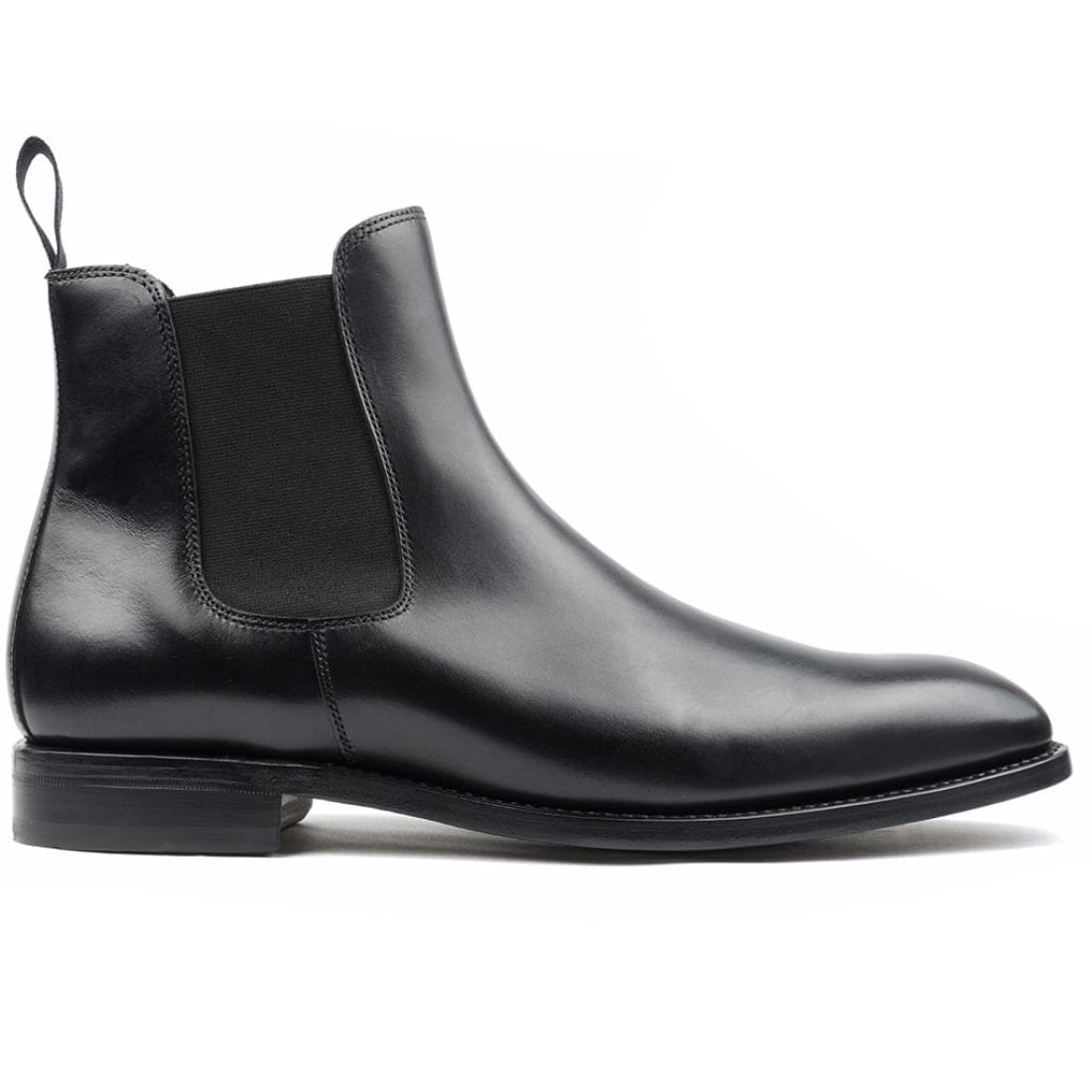 Chelsea Boots Cuir Noir Dainite-Chaussures-Norbert Bottier