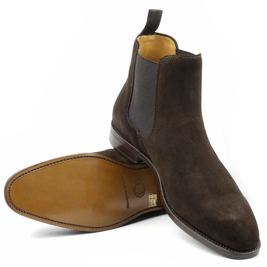 Chelsea Boots Daim Marron-Chaussures-Norbert Bottier