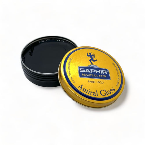 Cirage Amiral Gloss noir pour le glaçage - Saphir