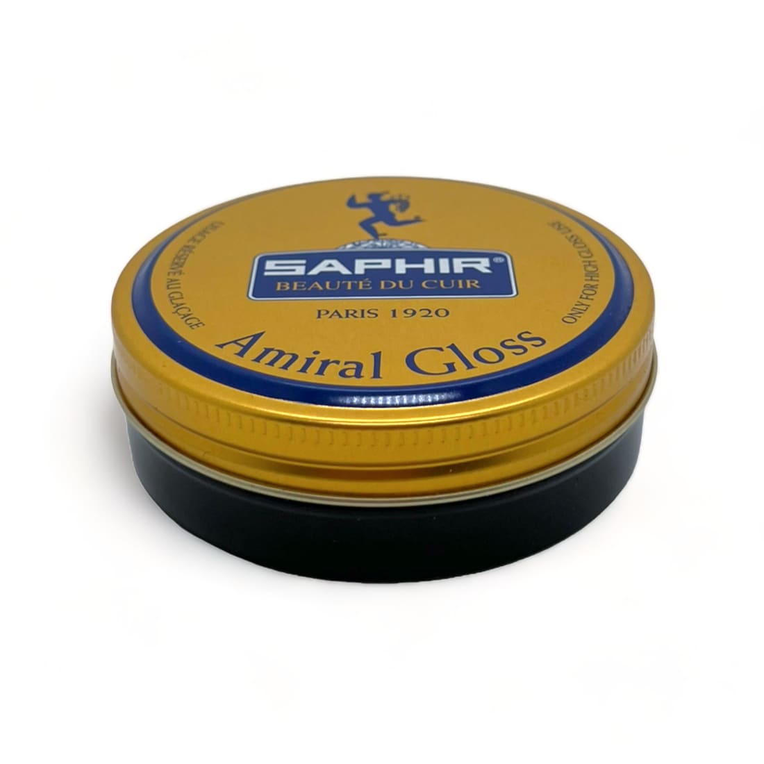 Cirage Amiral Gloss noir pour le glaçage - Saphir - 50 ml -