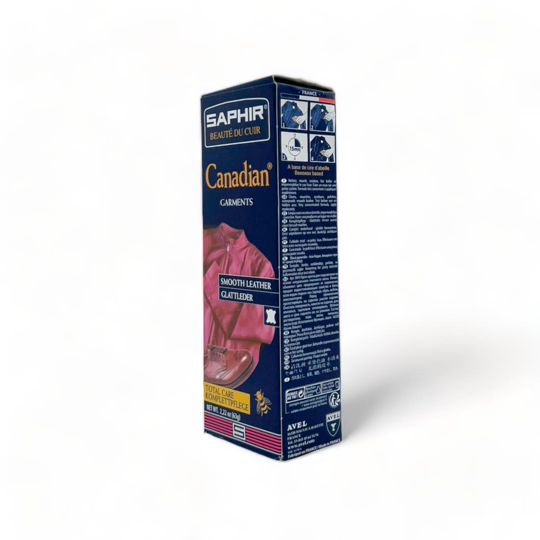 Cirage Canadian Rouge Cerise - Saphir - 75 ml - Accessoires