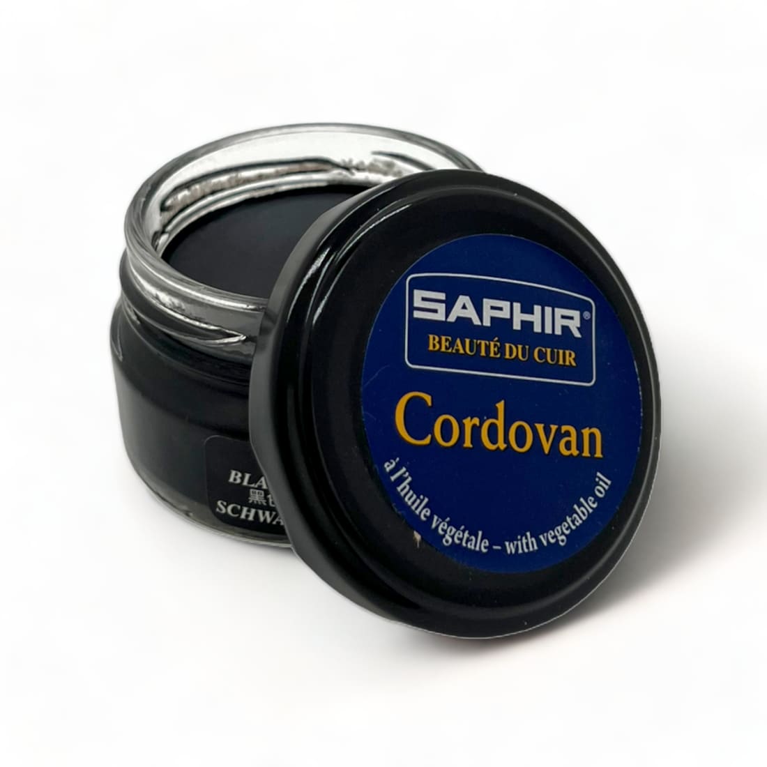 Cirage Crème Cordovan Noir - Saphir - 50 ml - Accessoires