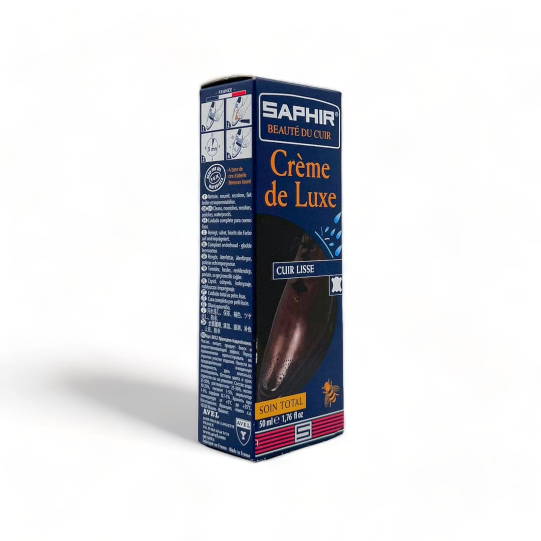 Cirage Crème de luxe Bleu Marine - Saphir - Accessoires