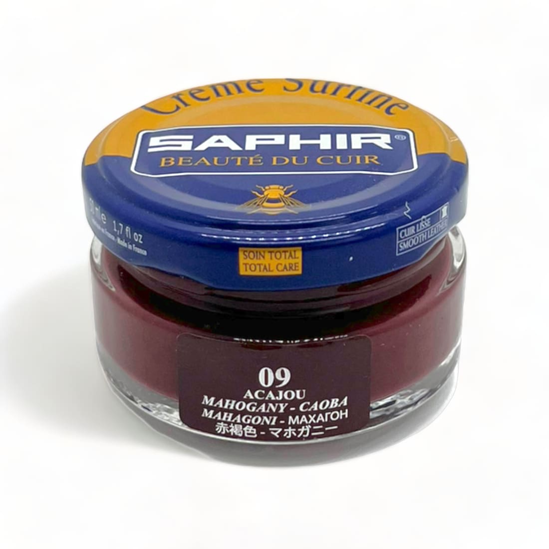 Cirage Crème Surfine Acajou - Saphir - 50 ml - Accessoires