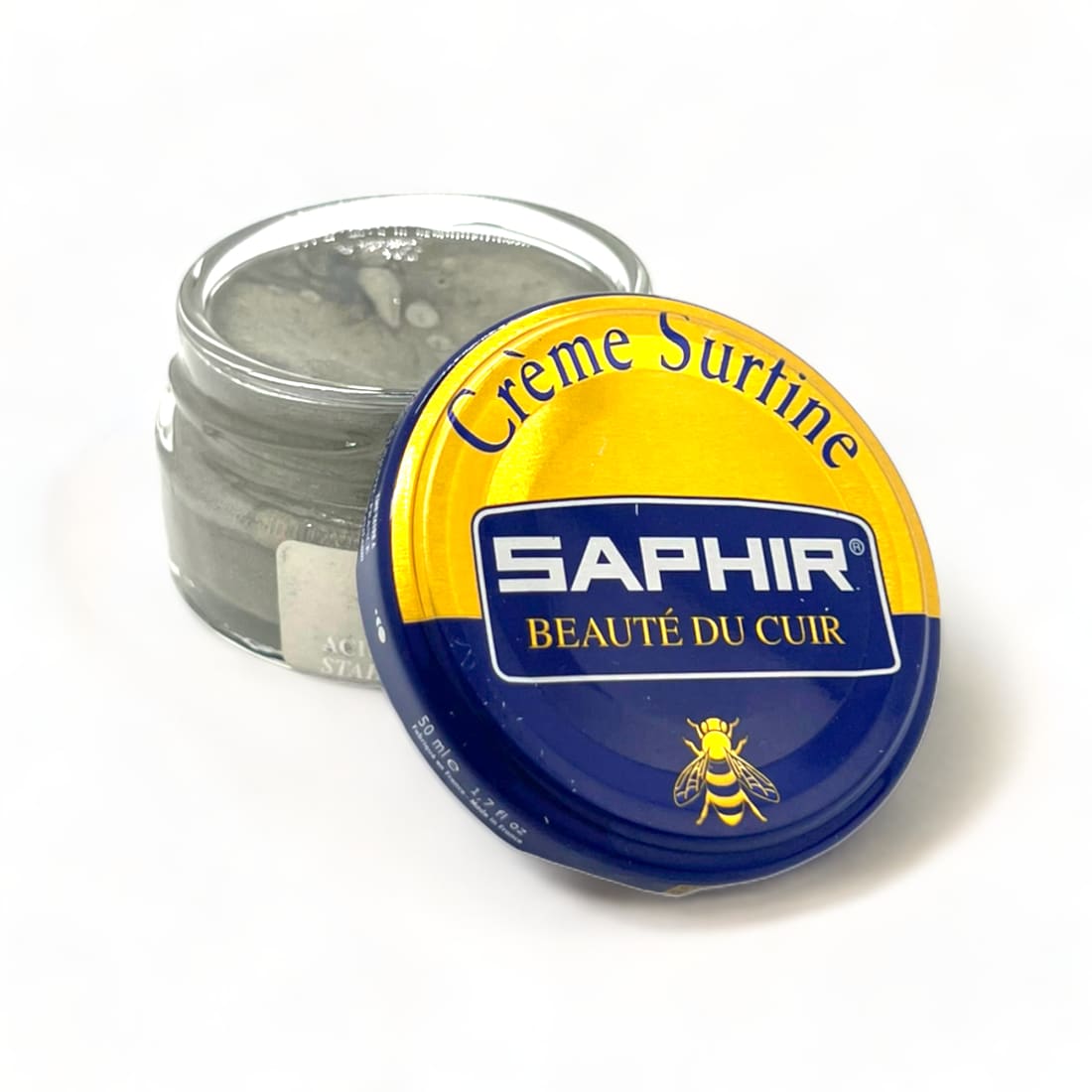 Cirage Crème Surfine Acier - Saphir - 50 ml - Accessoires