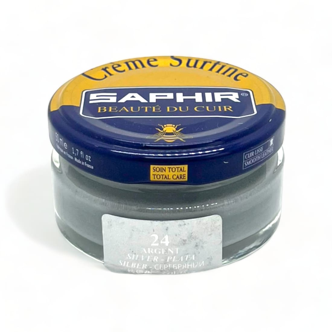 Cirage Crème Surfine Argent - Saphir - 50 ml - Accessoires