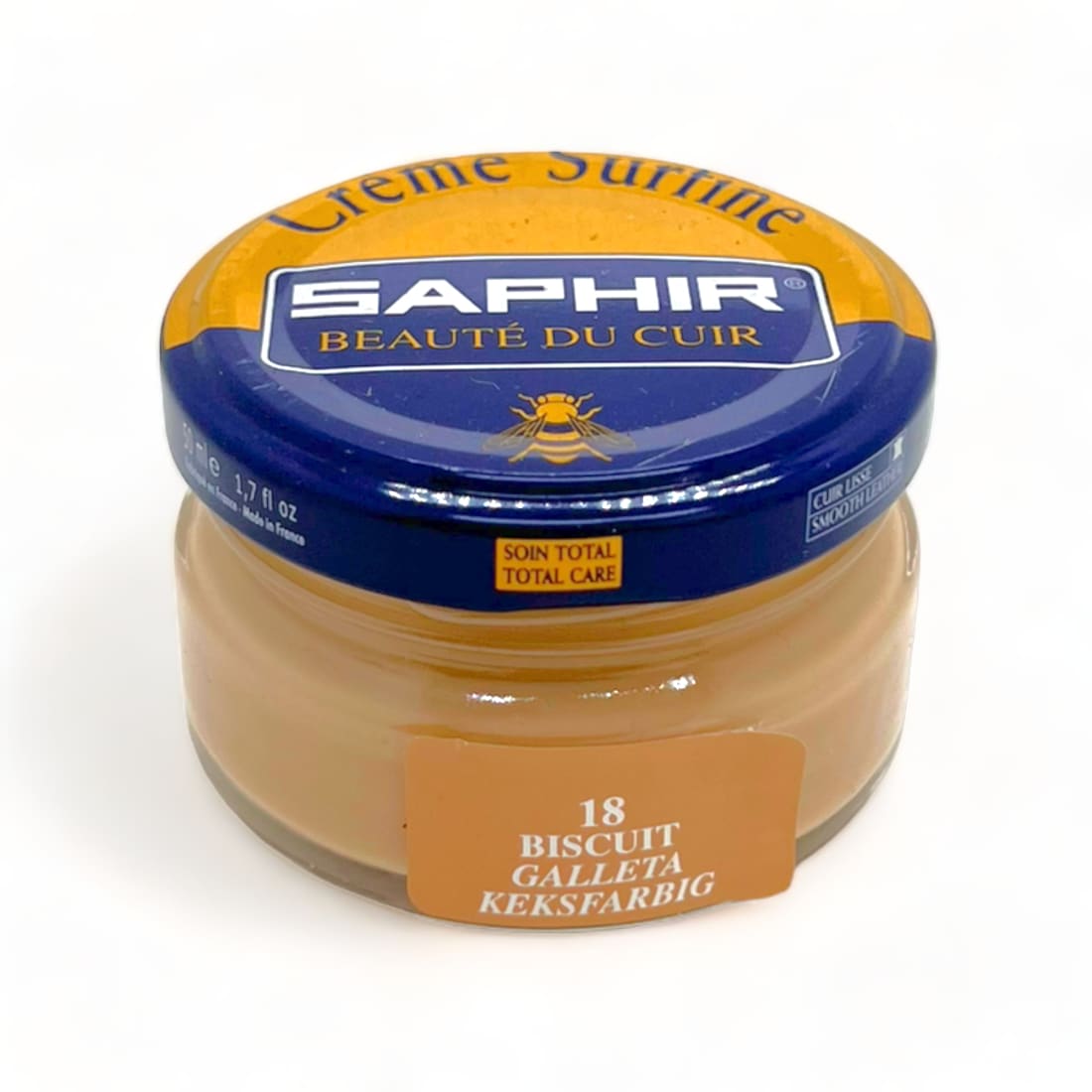 Cirage Crème Surfine Biscuit - Saphir - 50 ml - Accessoires