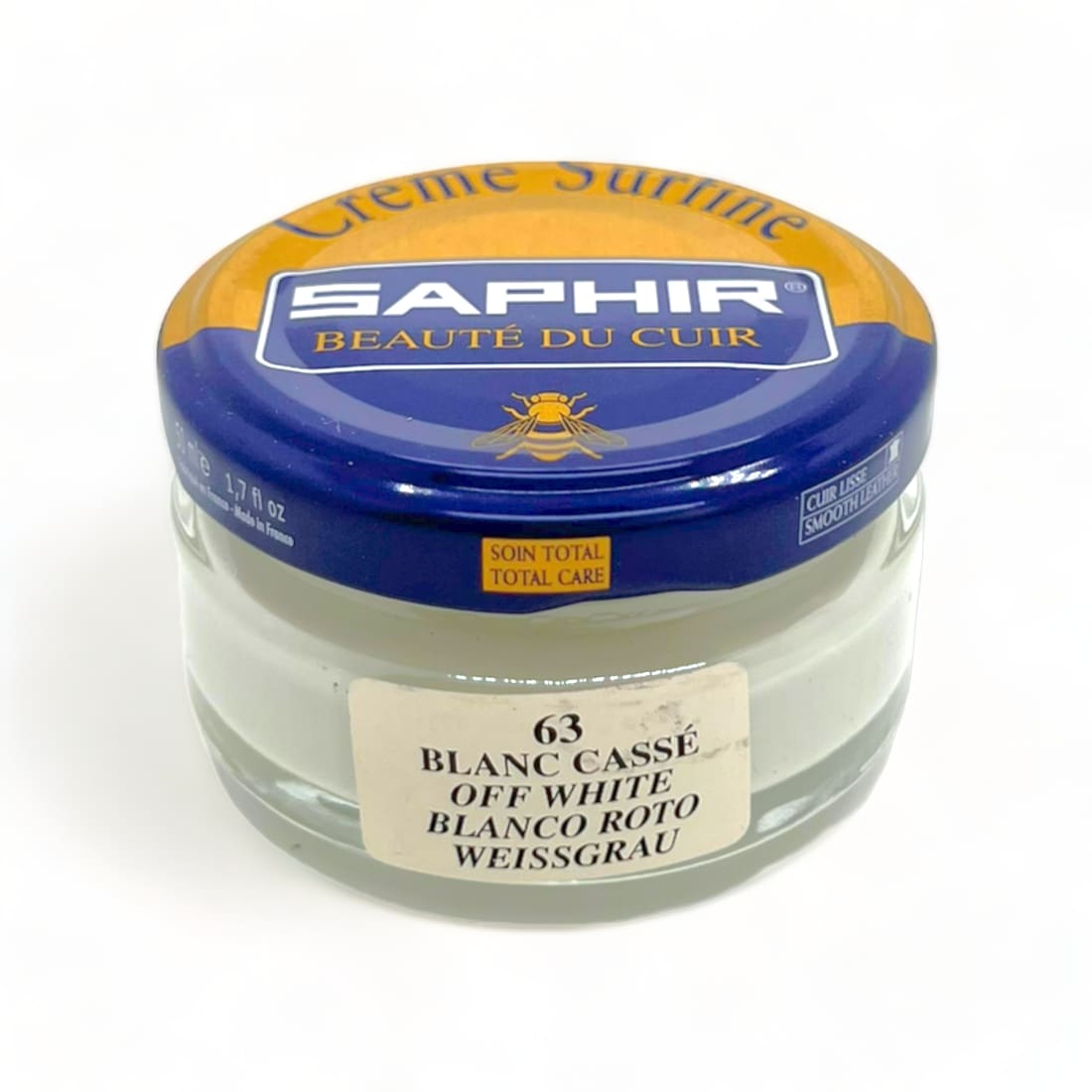 Cirage Crème Surfine Blanc Cassé- Saphir - 50 ml -