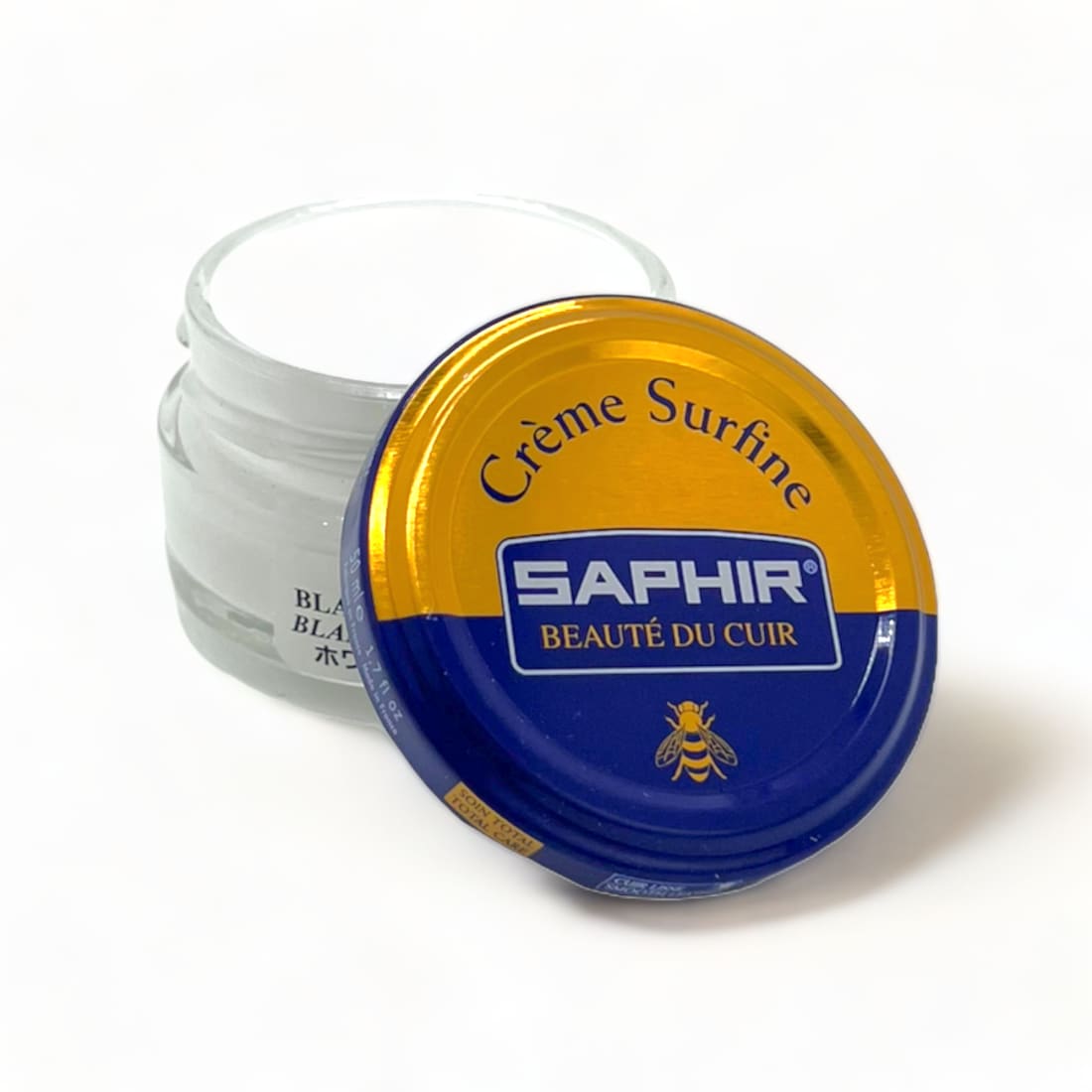 Cirage Crème Surfine Blanc - Saphir - 50 ml - Accessoires